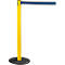 Poste de cinta RS-GUIDESYSTEMS® GLA 28, amarillo, cinta negro/azul