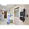 Poste de travail debout-assis Ergotron LX 45-247-026, montage mural, pour 1 écran jusqu'à 32', avec tablette pour clavier &amp; support pour unité centrale de taille moyenne, réglable en hauteur, inclinable, pivotant &amp; inclinable, aluminium
