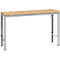 Poste de travail modulaire UNIVERSAL Spezial Manuflex, 1500 x 800 mm, multiplex nature, argenté
