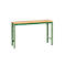 Poste de travail modulaire UNIVERSAL Spezial Manuflex, 1500 x 800 mm, multiplex nature, vert réséda