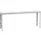 Poste de travail modulaire UNIVERSAL Spezial Manuflex, 2000 x 800 mm, plastique gris clair, gris clair