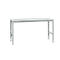 Poste de travail modulaire UNIVERSAL Standard Manuflex, plateau en plastique, 1750 x 800, argenté