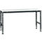 Poste de travail modulaire UNIVERSAL Standard Manuflex, plateau mélaminé, 1750 x 800, anthracite