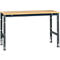Poste de travail modulaire UNIVERSAL Standard Manuflex, plateau multiplex, 1500 x 800, anthracite