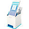 Pot à crayons WOW Sound Leitz, 1 compartiment, compartiment smartphone avec amplificateur de son, blanc/bleu