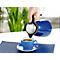 Pot à vide GLACE, à double paroi, capacité 1 l, acier inoxydable laqué, bleu