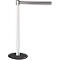 Poteau à sangle GLA 28 RS-GUIDESYSTEMS®, blanc, sangle noire/blanche