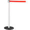 Poteau à sangle GLA 28 RS-GUIDESYSTEMS®, blanc, sangle rouge