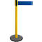Poteau à sangle GLA 29, jaune, sangle bleue