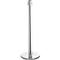 Poteau de balisage GLA45, sans sangle, H 955 mm, avec enrouleur vide, chrome