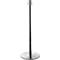 Poteau de balisage GLA45, sans sangle, H 955 mm, avec enrouleur vide, inox