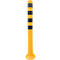 Poteau de délimitation flexible, auto-redressable, H 1000 mm, jaune-noir