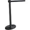 Poteau de sangle GLA45, incl. plateau de sol 320 mm &amp; cassette de sangle 2,3 m d'extension, H 955 mm, métal, noir