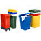Poubelle - 60 L ou 90 L - différent coloris - couvercle disponible séparément
