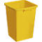 Poubelle - 90 L - jaune- couvercle disponible séparément