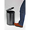 Poubelle à pédale métal rond, Soft Close, 5 L, anthracite