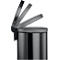 Poubelle à pédale métal rond, Soft Close, 5 L, anthracite