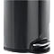 Poubelle à pédale métal rond, Soft Close, 5 L, anthracite