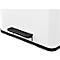 Poubelle à pédale Öko Trio Plus L Hailo, 3 x 9 L, rectangulaire, tôle d'acier, blanc