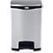 Poubelle à pédale Step-ON Slim Jim, en inox, 50 L, noir