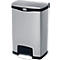 Poubelle à pédale Step-ON Slim Jim, en inox, 50 L, noir