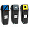 Poubelle & collecteur de matières recyclables, 58 L, diff. modèles