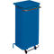 Poubelle Conticolor, avec pédale, volume 110 L, bleu
