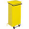 Poubelle Conticolor, avec pédale, volume 110 L, jaune