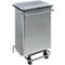 Poubelle Contimar, ignifuge, avec pédale, mobile, contenance 70 L