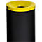 Poubelle de sécurité Grisu Color, 90 L, noir/jaune