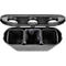 Poubelle de tri sélectif Triomf Vepa Bins - HDPE - L 1100 x P 385 x H 755 mm - 3 bacs de 45 l - noir
