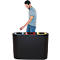 Poubelle de tri sélectif Triomf Vepa Bins - HDPE - L 1100 x P 385 x H 755 mm - 3 bacs de 45 l - noir