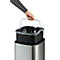 Poubelle durable NO TOUCH sensor - 35 l -pour l'intérieur - ouverture/fermeture automatique et manuelle - couvercle amovible- seau intérieur - acier inoxydable - argenté