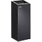 Poubelle Janibell TT330, capacité 75,7 l, rectangulaire, pieds en caoutchouc, L 323 x l 357 x H 913 mm, acier, noir