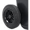 Poubelle mobile SSI Schäfer GMT eXtra, 240 l, EN 840, préparée pour recevoir une puce, poignée de traction, 90 % de plastique recyclé, noir-noir