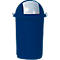 Poubelle pour tri sélectif, plastique, bleu