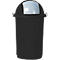Poubelle pour tri sélectif, plastique, gris