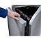 Poubelle pour tri sélectif ProfiLine WSB Design Plus XXXL Hailo, ABS, gris, 120 L, avec 3 bacs colorés