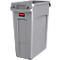 Poubelle Slim Jim®, plastique, contenance 60 L, gris