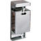 Poubelle sur pied, 35 litres, l. 340 x L 270 x H 830 mm, galvanisé