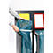Poubelles pour tri sélectif Tetris VAR, station de 4 collecteurs, avec anneau de serrage, acier
