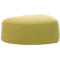 Pouf GOGO Leyform, moyen, ovale, L 980 x P 910 x H 390 mm, avec patins, revêtement tissu, jaune