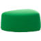 Pouf GOGO Leyform, moyen, ovale, L 980 x P 910 x H 440 mm, avec patins, revêtement en tissu, vert