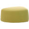 Pouf GOGO Leyform, moyen, ovale, L 980 x P 910 x H 440 mm, avec patins, revêtement tissu, jaune