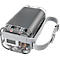 Powerbank Ansmann PB4100, Akkukapazität 40000 mAh, 2 x USB-A und 2 x USB-C, als Taschenlampe verwendbar, TFT-LCD Display, IP67, Aluminium, silber