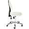Praxisdrehstuhl bimos, mit Rollen, für Labore & hygienekritische Bereiche, höhenverstellbar, B 460 x T 470 x H 440-620 mm, Kunstleder, weiß