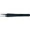 Precisie pincet L.120mm 45deg.thread.stainless, antimagnetis