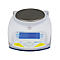 Digital precision scale, white with blue display. Shows 0.00 g. Labeled: Highland, ADAM, TARE, Mode, Smart, Print.