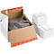 Premium-Blitzbodenkarton ColomPak CP 155.155, B 189 x T 154 x H 131 mm, Z-Faltung, Selbstklebeverschluss, weiß, 10 Stück