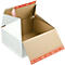 Premium-Blitzbodenkarton ColomPak CP 155.155, B 189 x T 154 x H 131 mm, Z-Faltung, Selbstklebeverschluss, weiss, 10 Stück